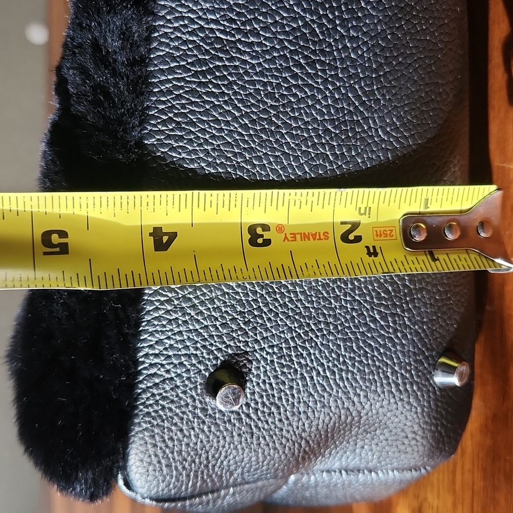 Overland Rex Rabbit Fur Leather Backpack - Picture 14 of 16